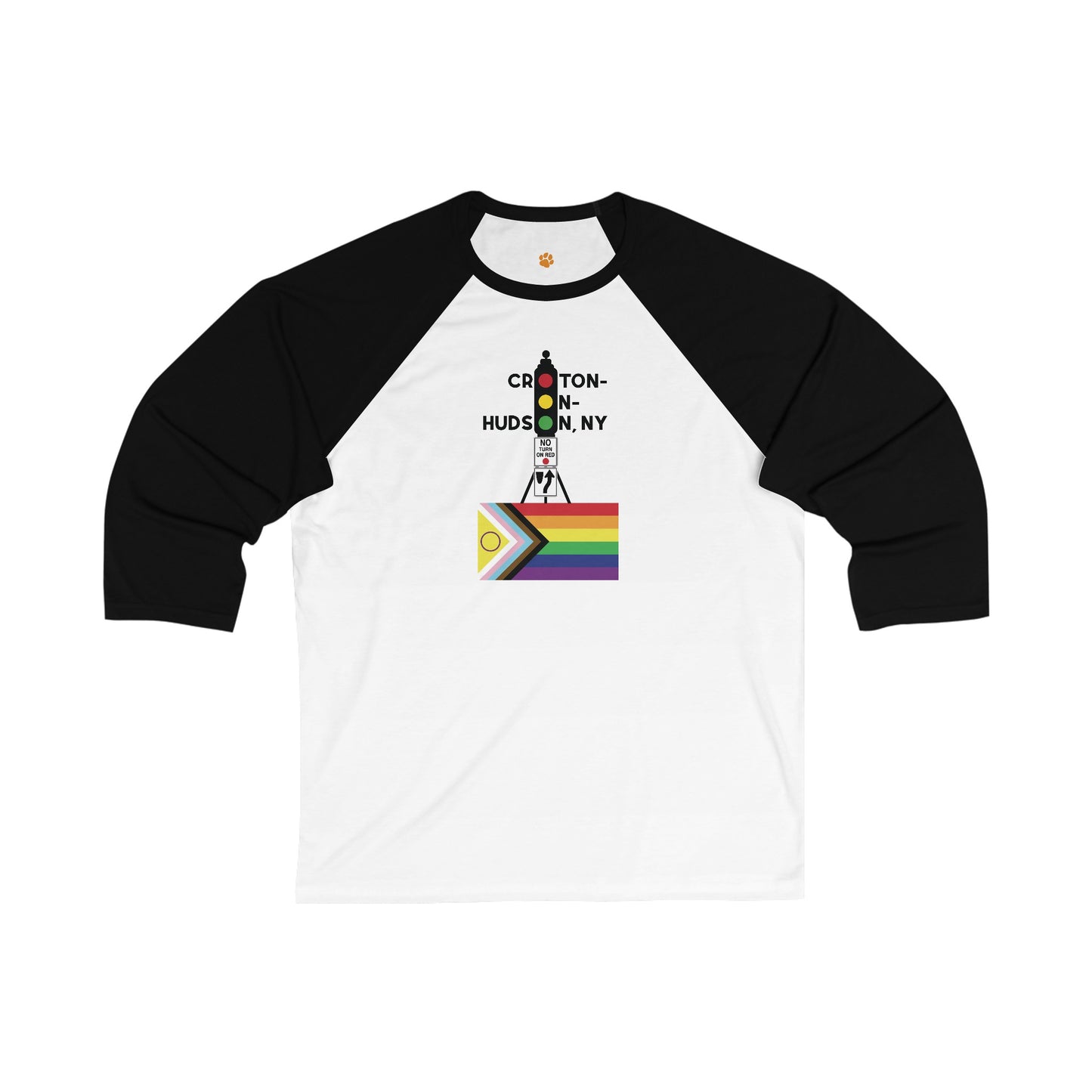 Dummy Light Pride 3\4 Sleeve Baseball Tee