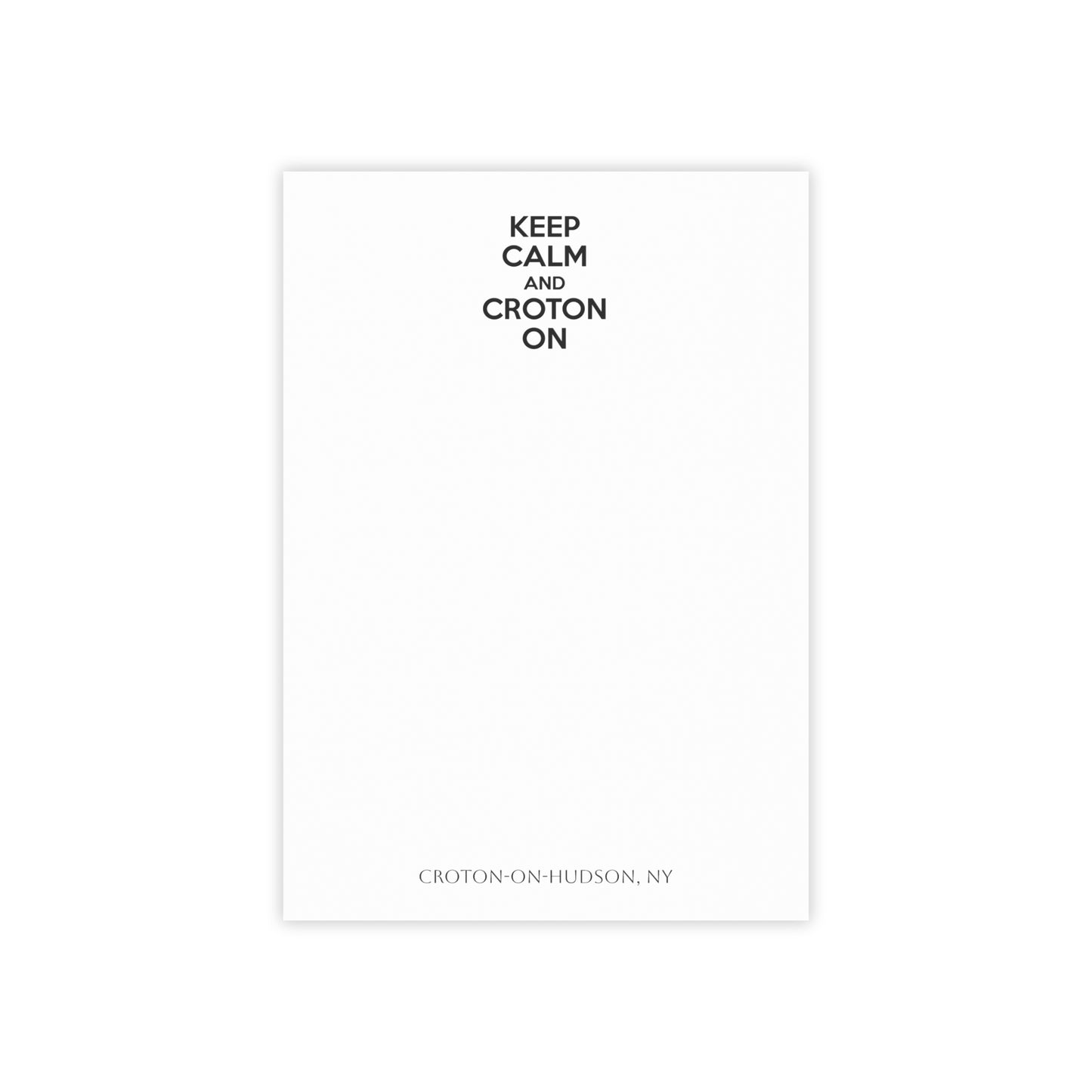 KEEP CALM AND CROTON ON Post-it® Note Pads