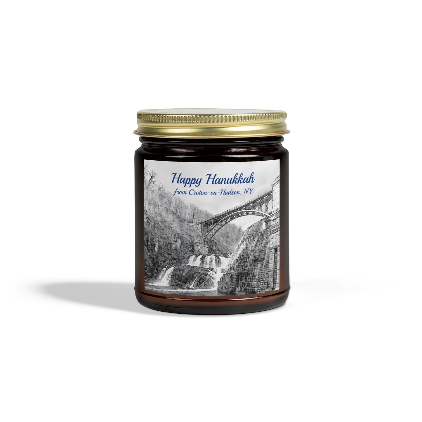 Happy Hanukkah / Croton Dam scented candles