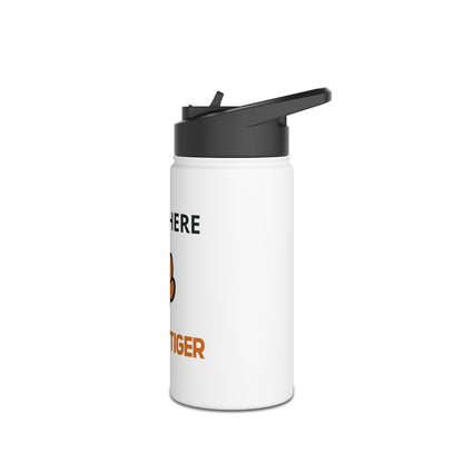 Croton Tiger Personalized Stainless Steel Water Bottle - 2 sizes