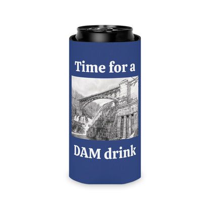 Time for a DAM beer slim can and regular koozie