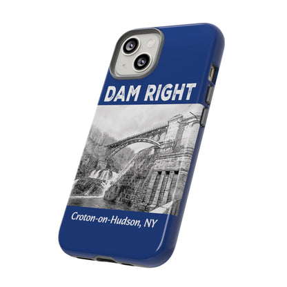 DAM RIGHT iPhone Tough Cases in Croton River blue