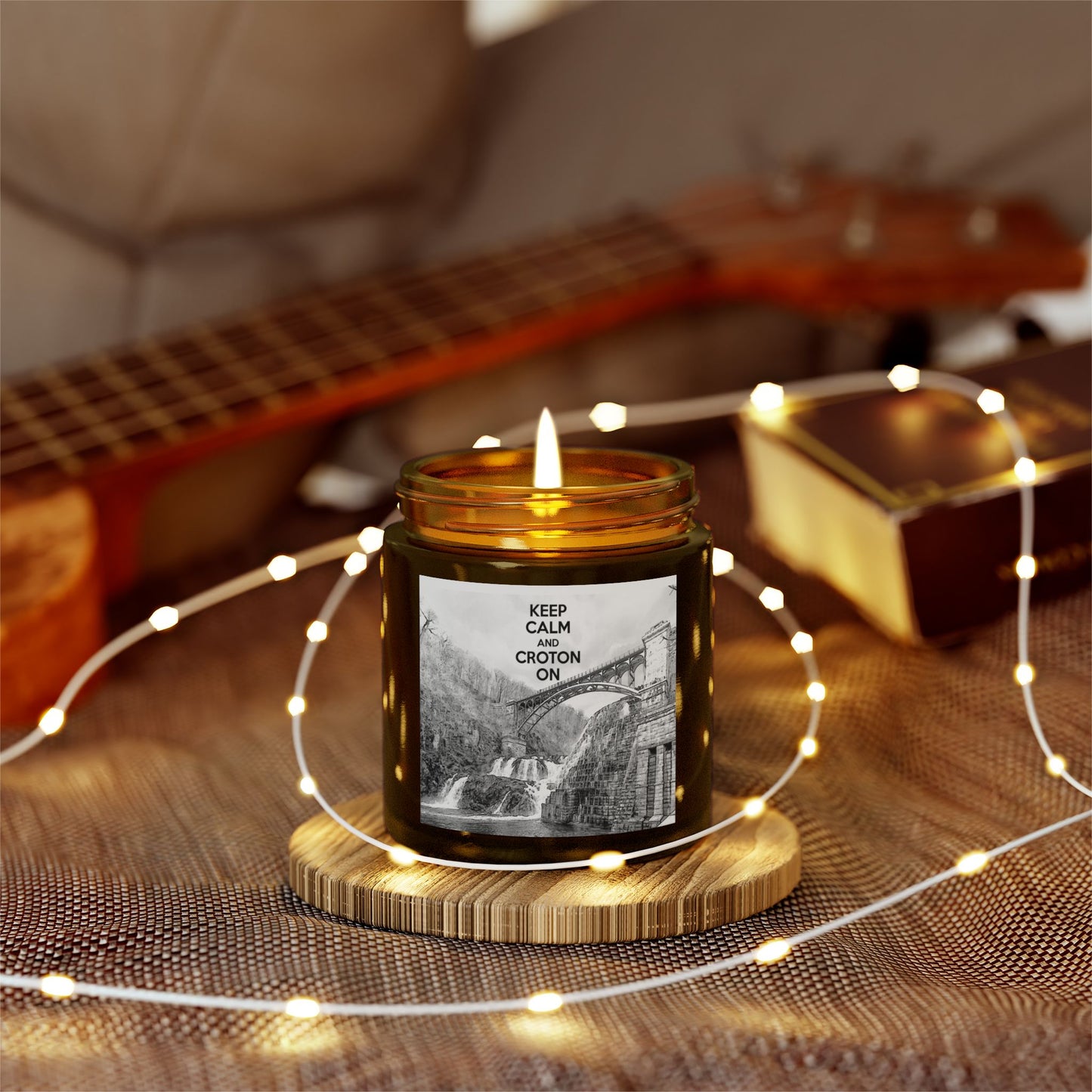 KEEP CALM / Croton Dam scented candles