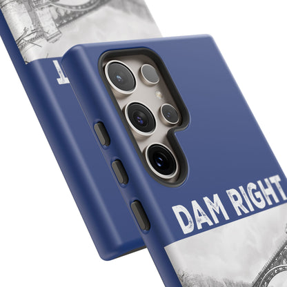 DAM RIGHT iPhone Tough Cases in Croton River blue