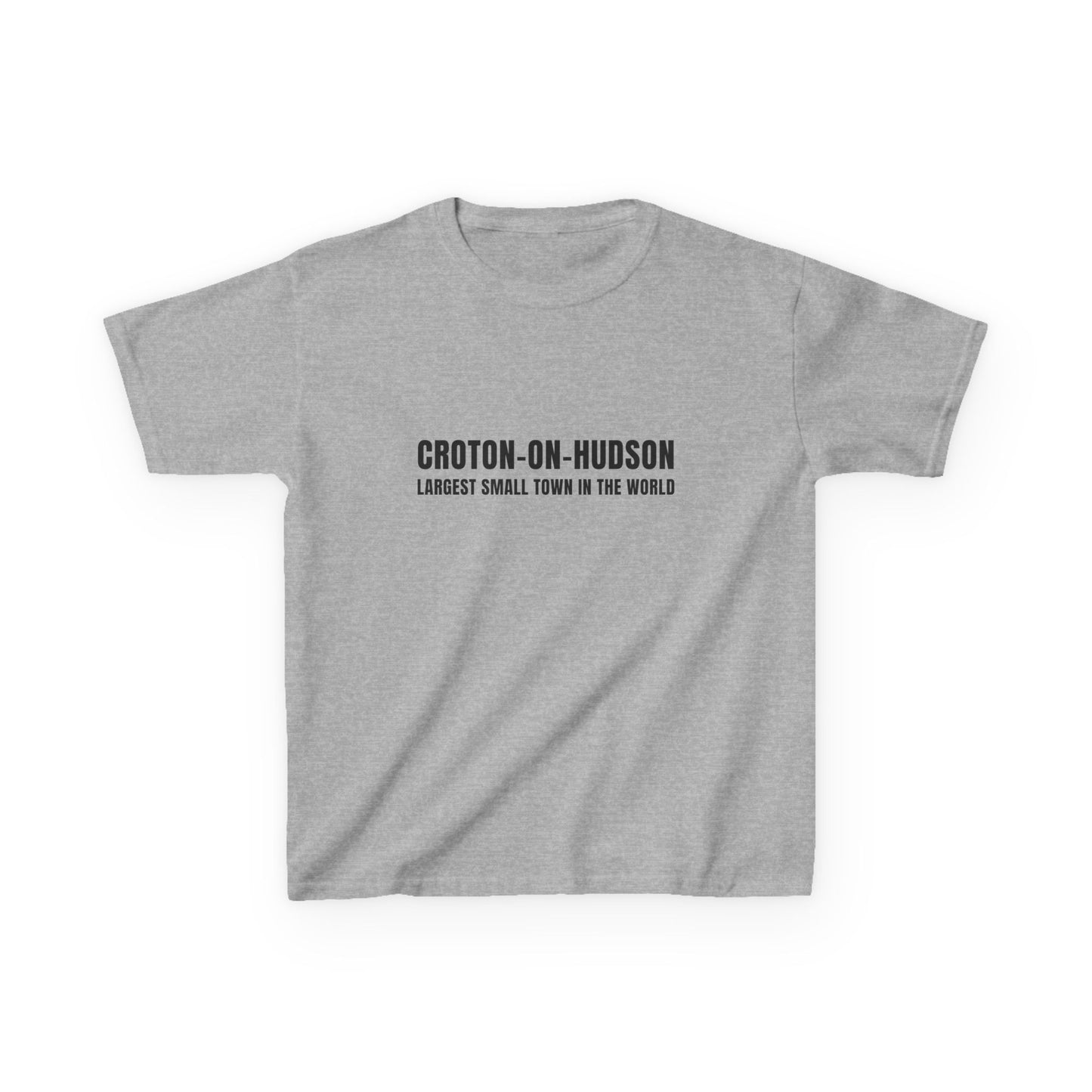 Kids Croton Largest Small Town in the World tee  (light colors)