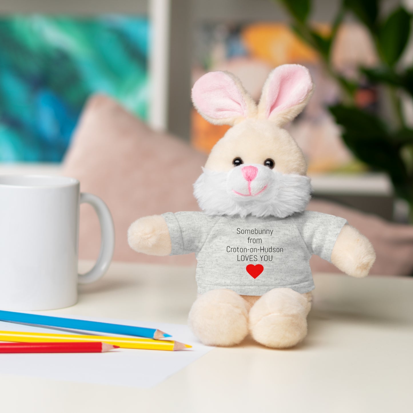 Some BUNNY from Croton-on-Hudson Loves you stuffie