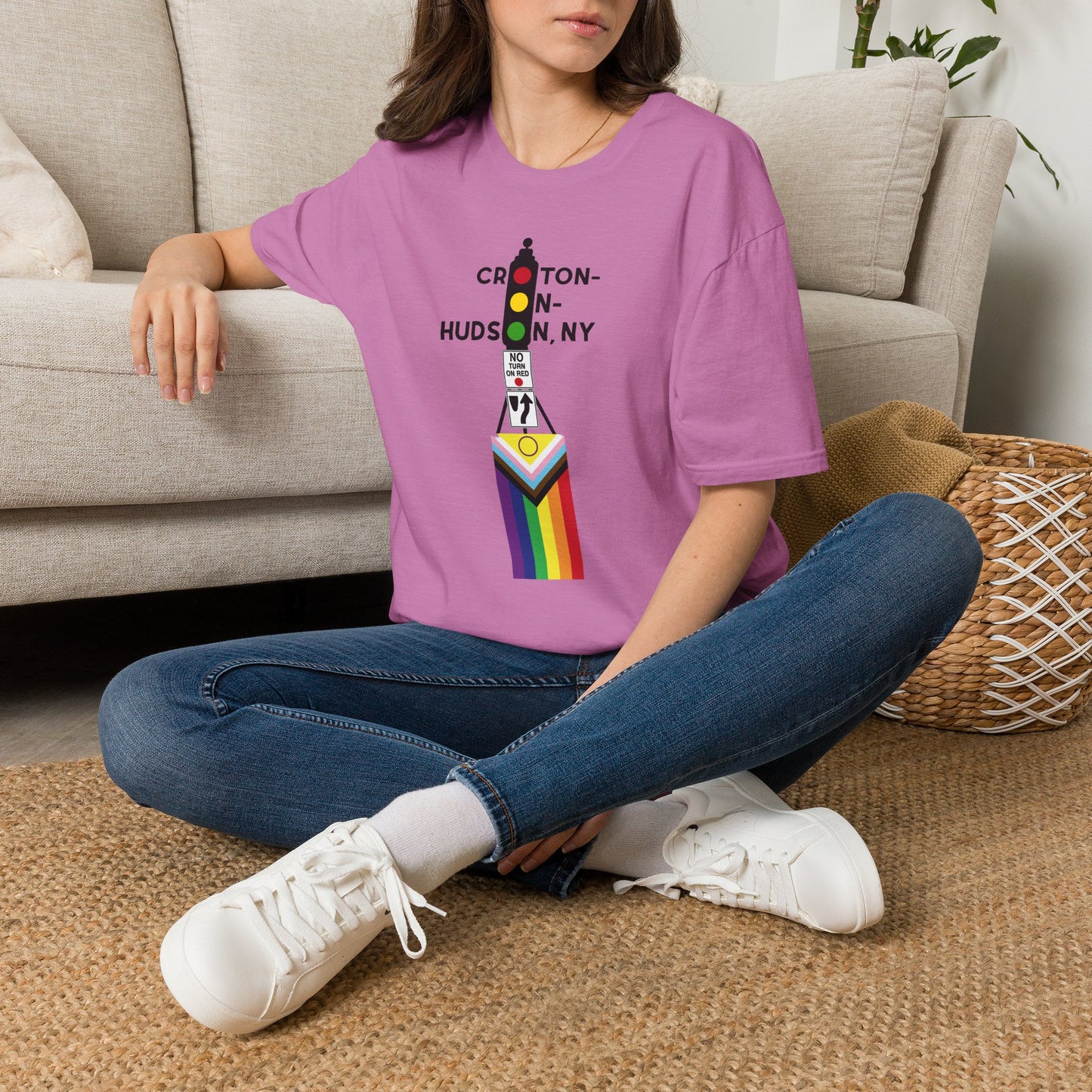 DUMMY LIGHT Pride Croton unisex tee