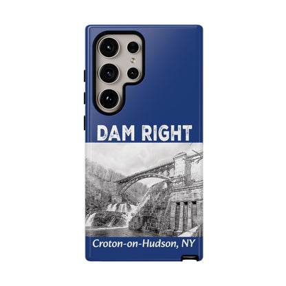 DAM RIGHT iPhone Tough Cases in Croton River blue