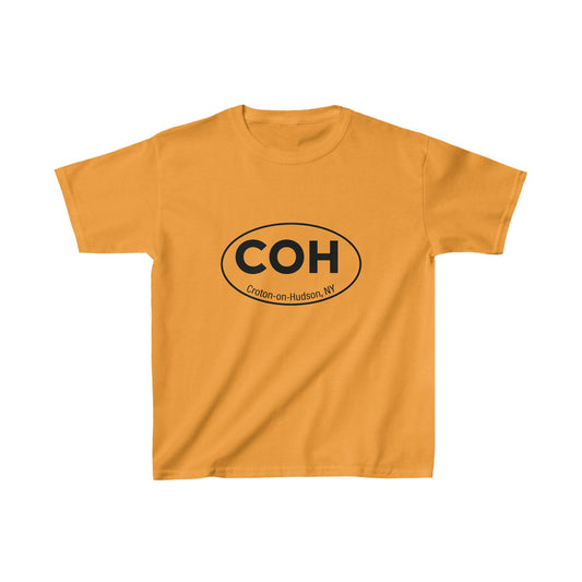 COH Euro sticker kids tee