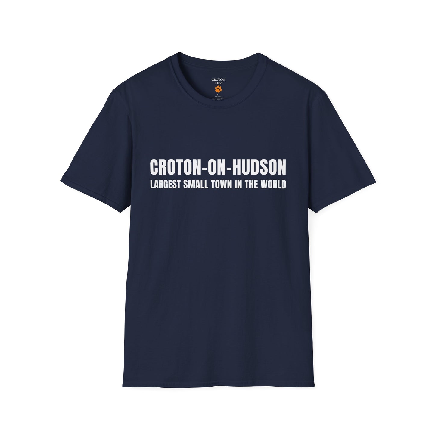 Men's Croton -Largest Small Town in the World Tee (Dark/Colors)