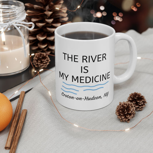 THE RIVER IS MY MEDICINE mug