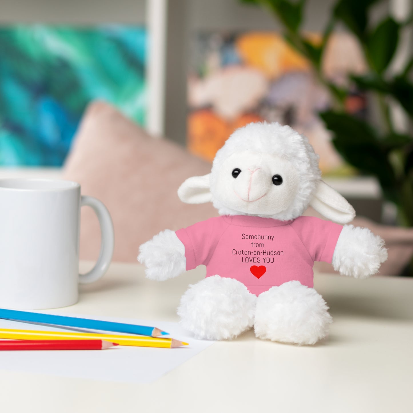 Some BUNNY from Croton-on-Hudson Loves you stuffie