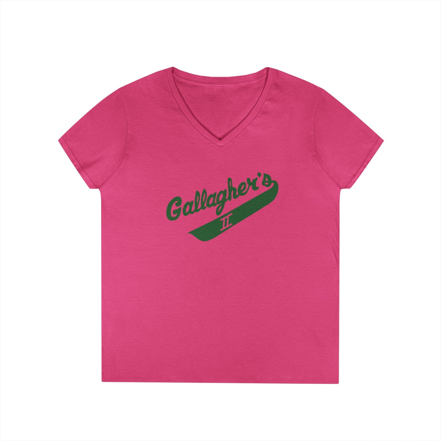 Gallagher's II Ladies V-Neck T-Shirt,