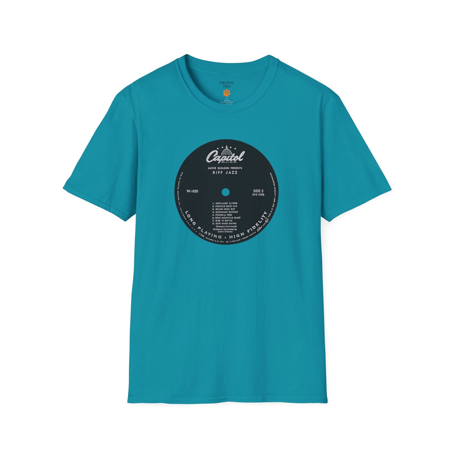 Croton / Cortland Gleason LP Unisex tee side 2