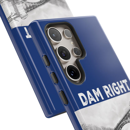 DAM RIGHT iPhone Tough Cases in Croton River blue