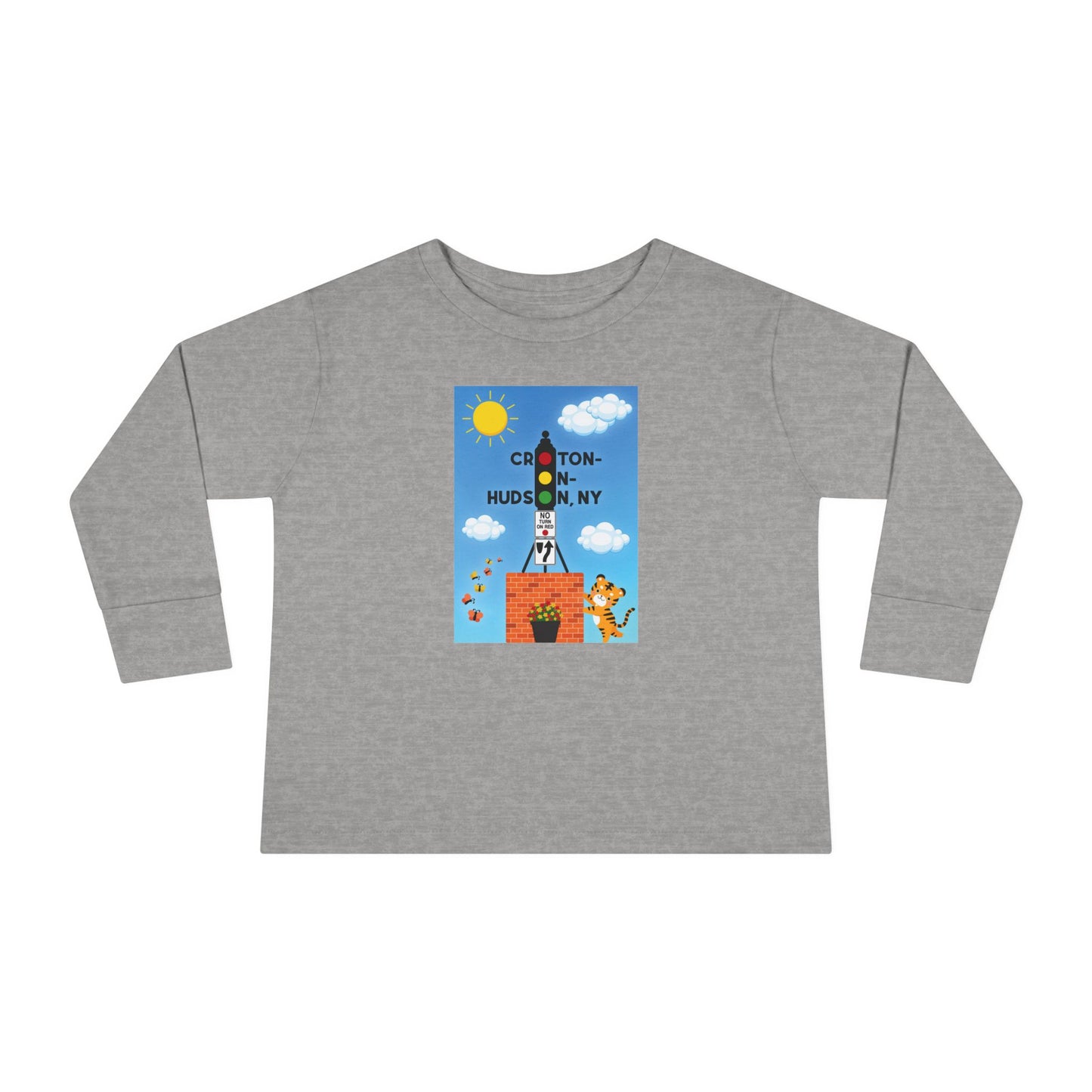 Dummy Light Tiger Croton Toddler Long Sleeve Tee