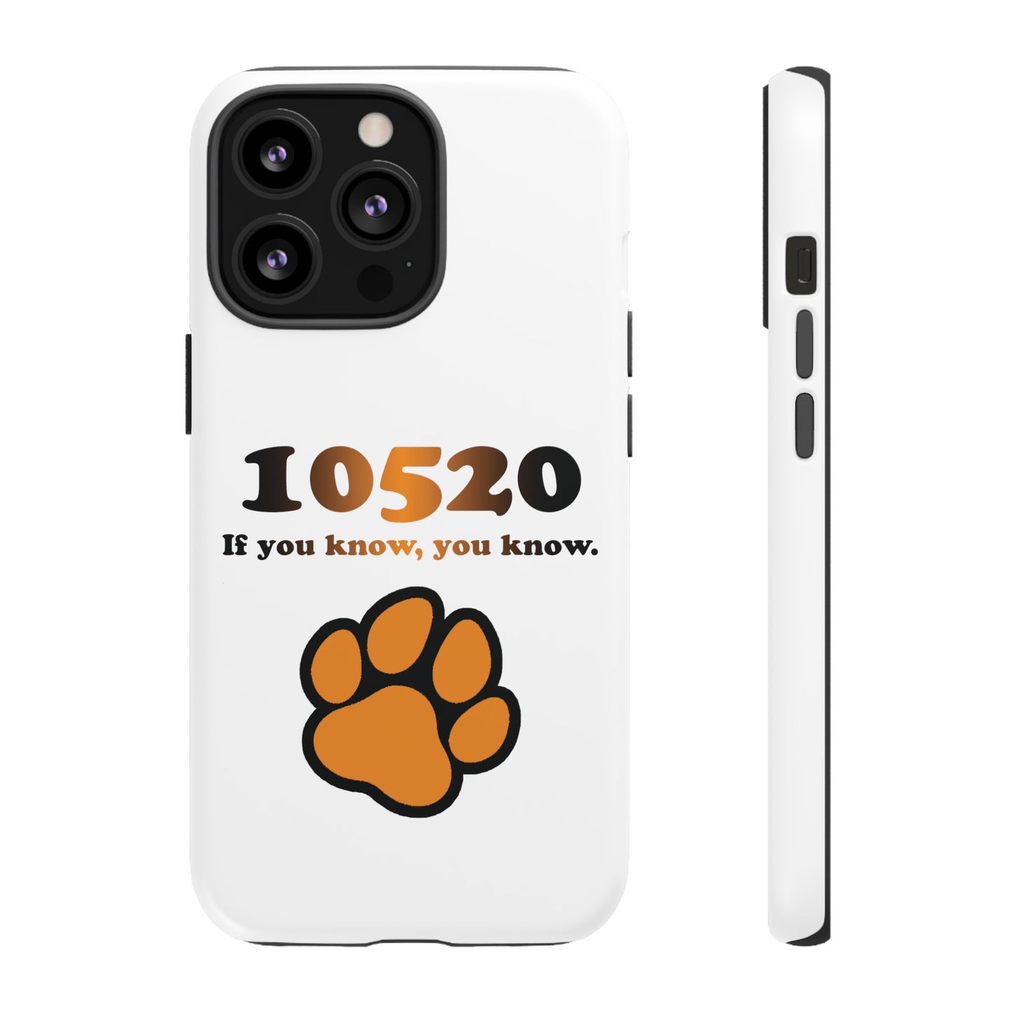 10520 Tiger paw iPhone / Samsung Tough Cases