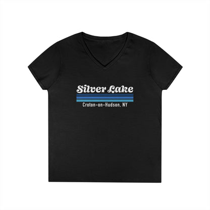 Silver Lake Ladies' V-Neck T-Shirt,