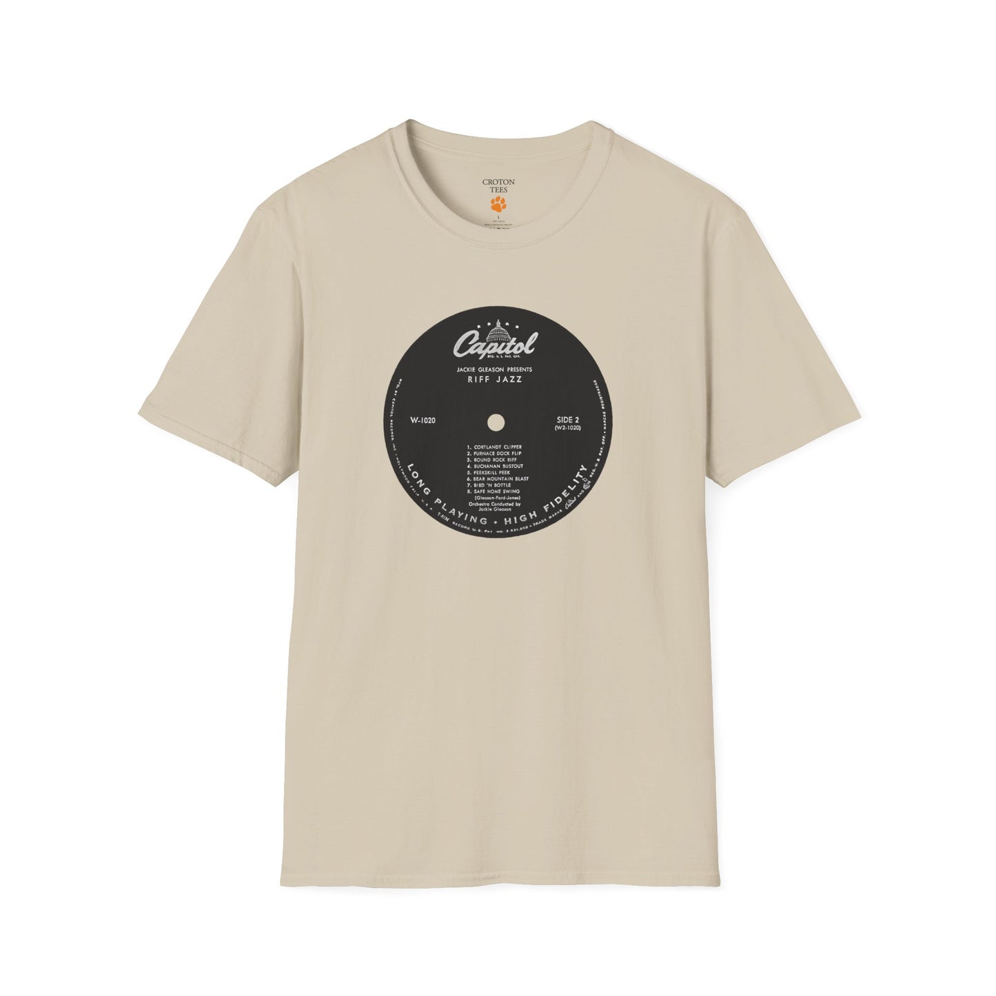 Croton / Cortland Gleason LP Unisex tee side 2