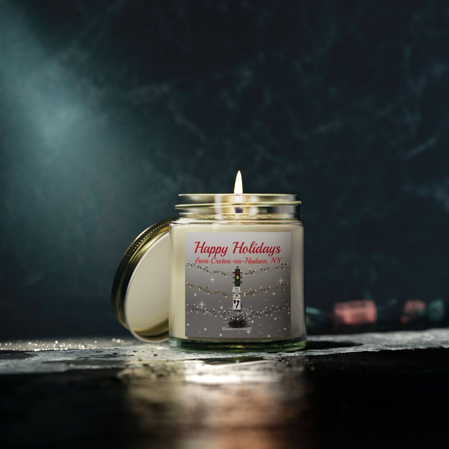 Happy Holidays / Croton Dummy Light candle