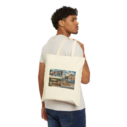Dummy Light / Upper Village postcard tote