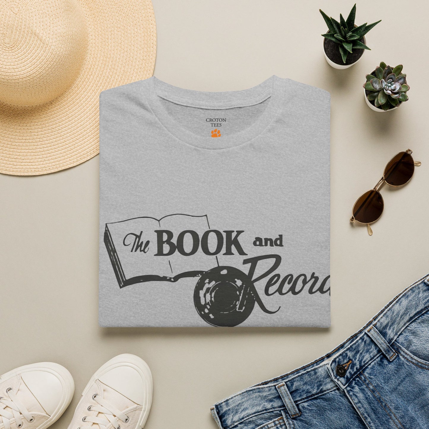 The Book and Record Unisex tee