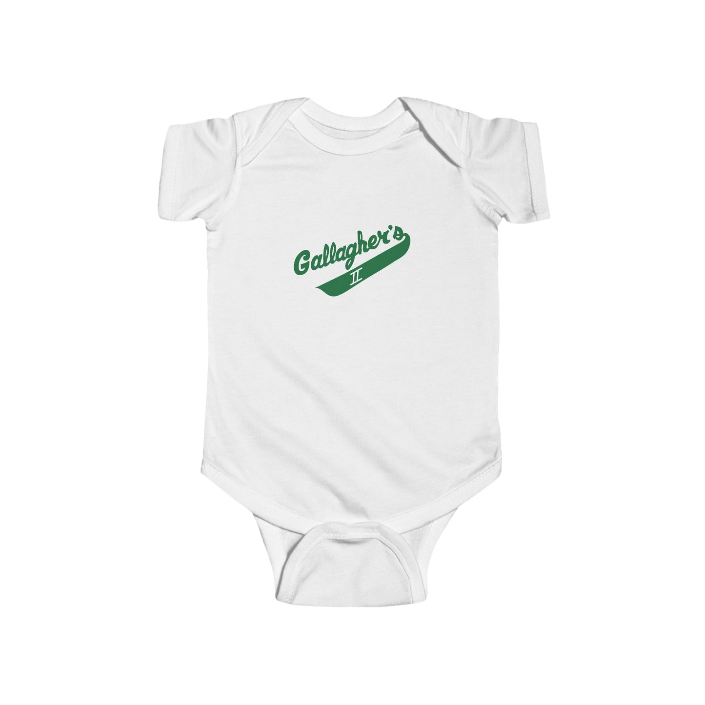 Gallagher's II baby onesie