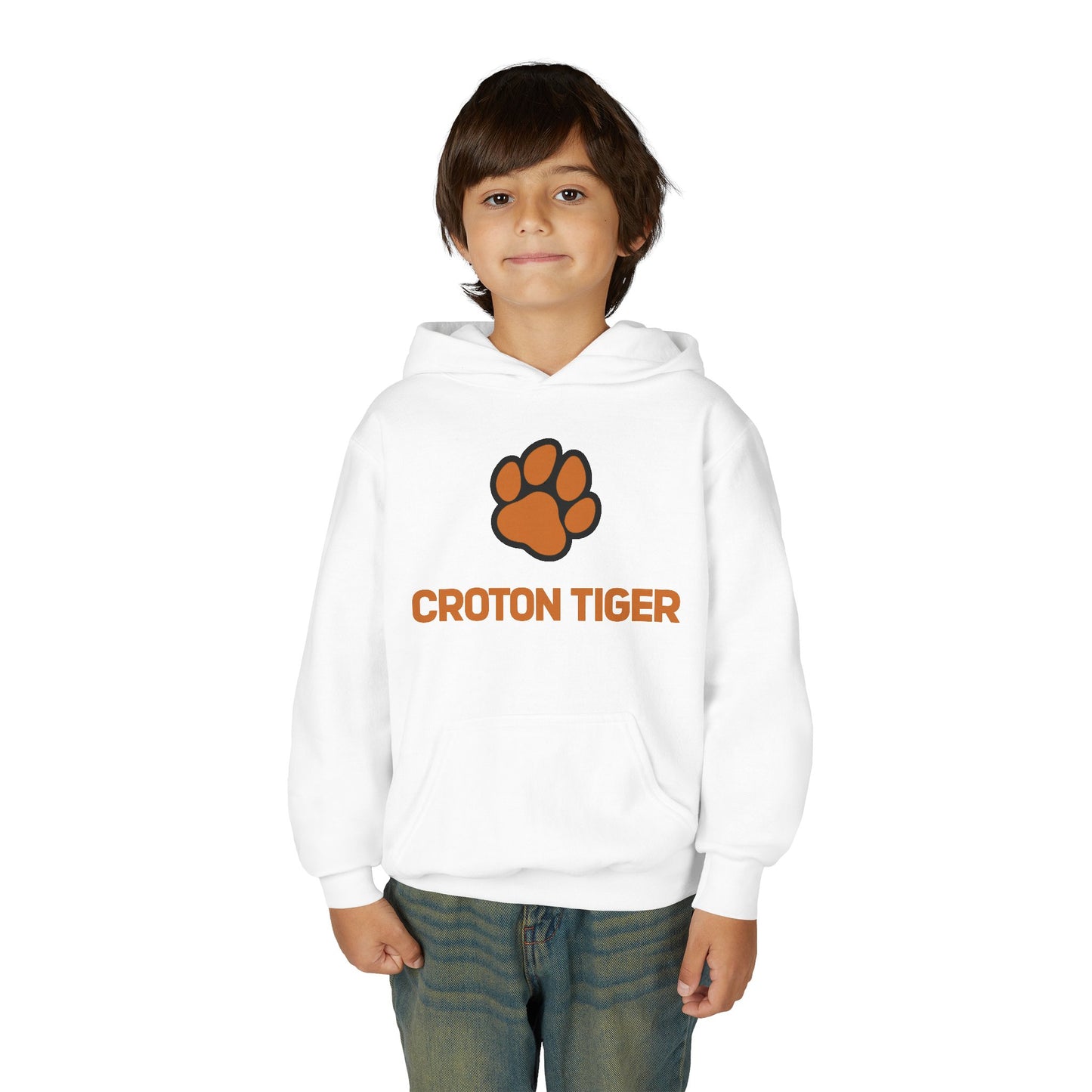 Croton Tiger Kids Personalized Hooded Sweatshirt