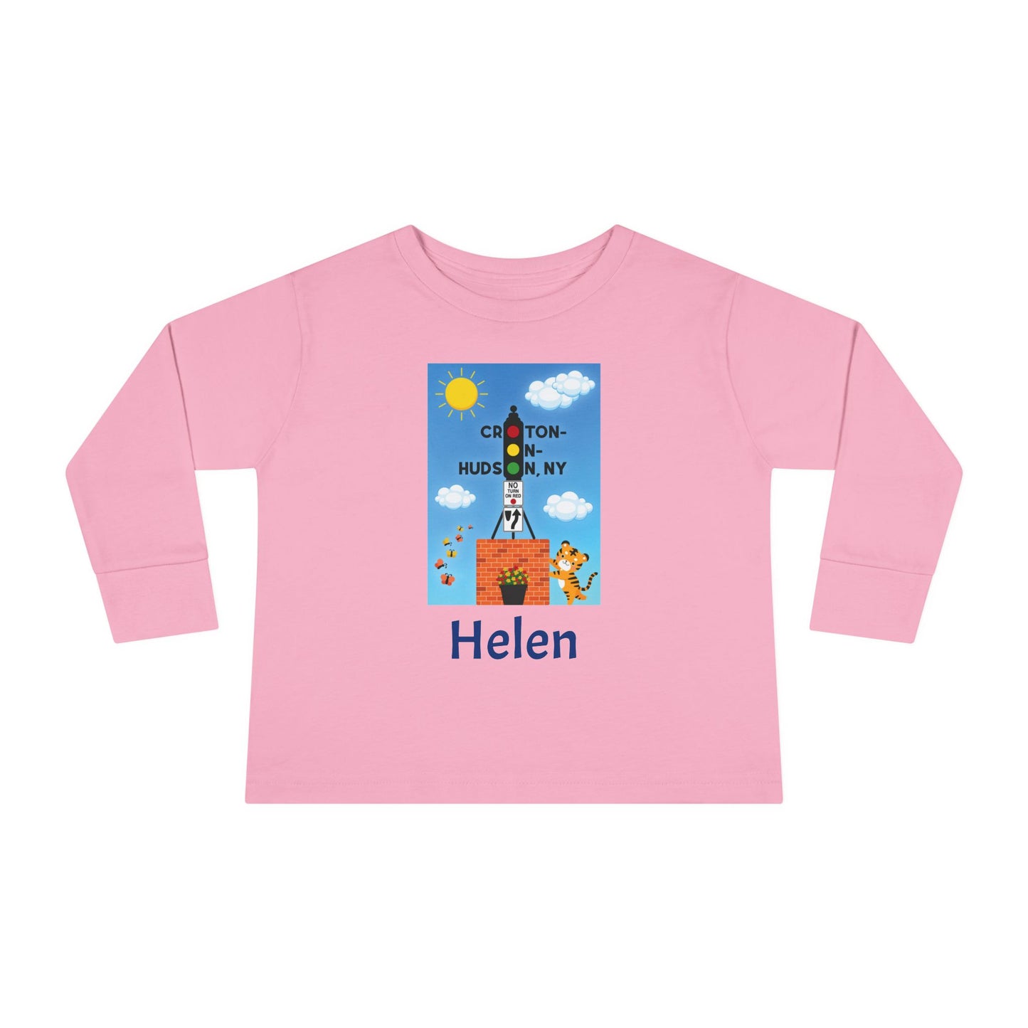 Dummy Light Tiger Croton Toddler Long Sleeve Tee
