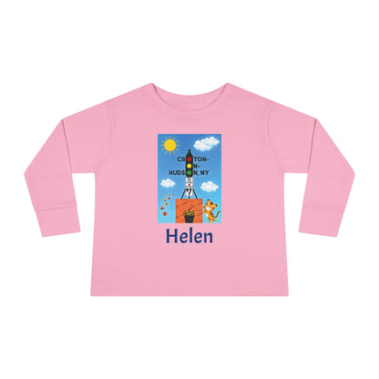 Dummy Light Tiger Croton Toddler Long Sleeve Tee