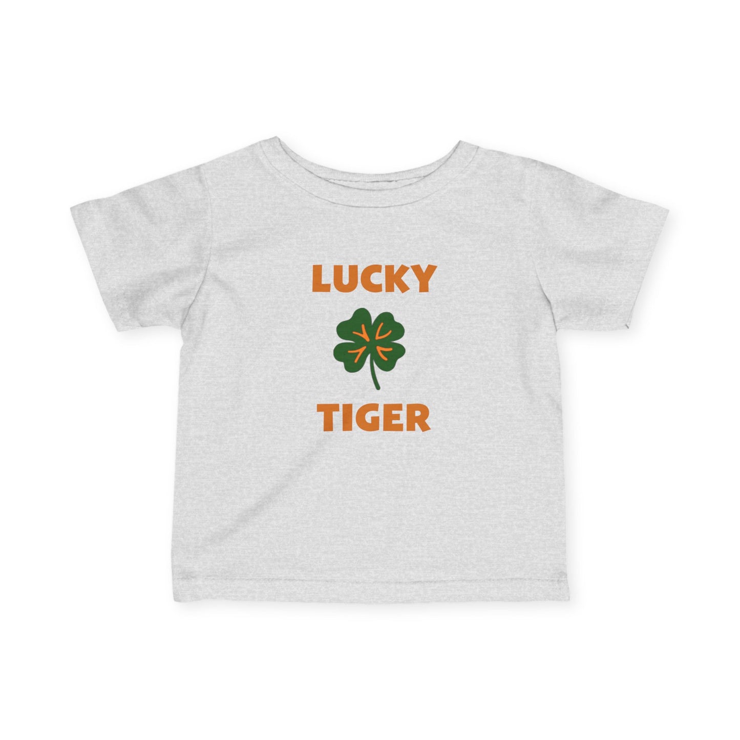 Lucky Tiger Croton Infant Tee Green St. Patty's Day Shamrock