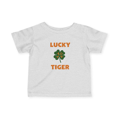 Lucky Tiger Croton Infant Tee Green St. Patty's Day Shamrock