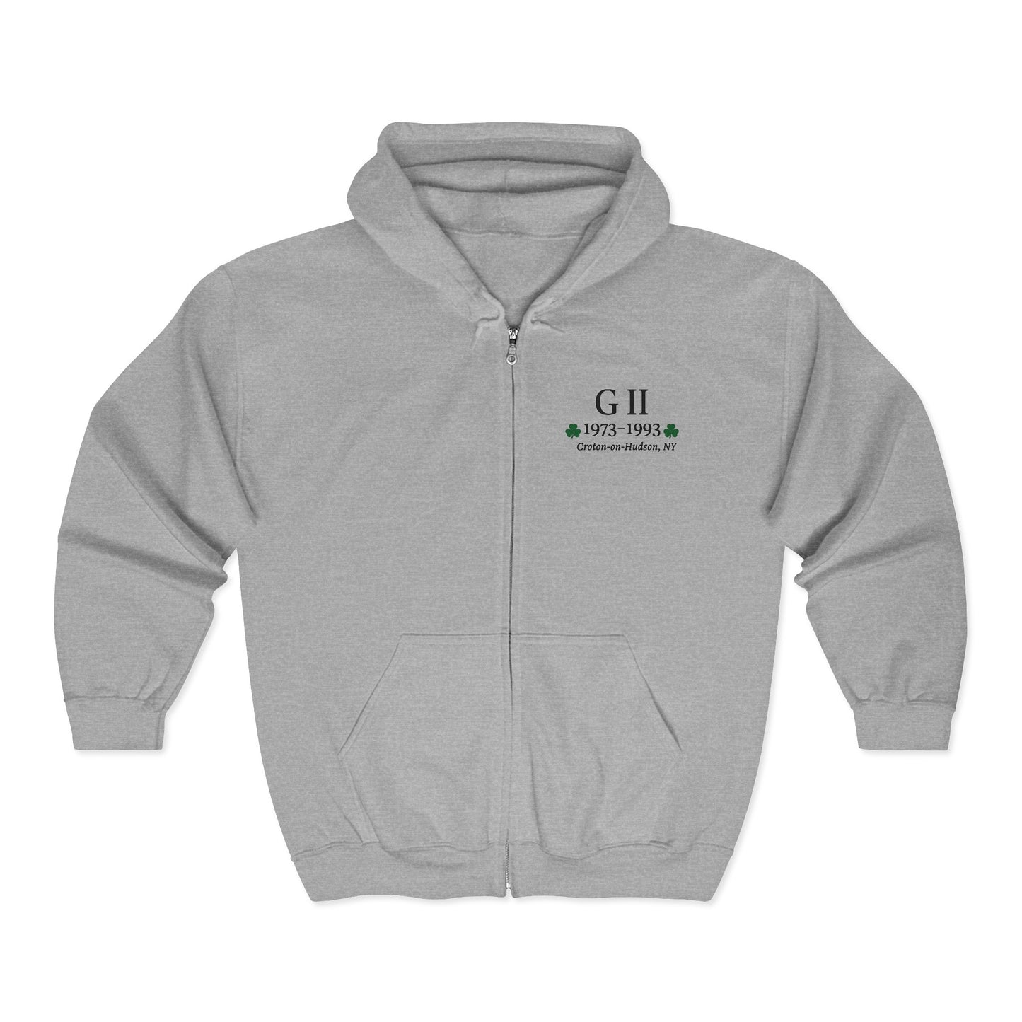 Gallagher's II unisex zip -up hoodie