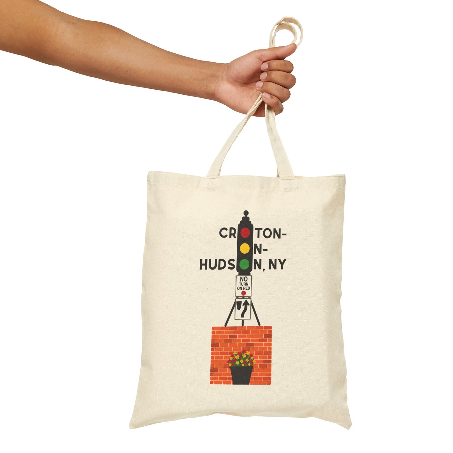 Dummy Light Croton Canvas Tote Bag Medium