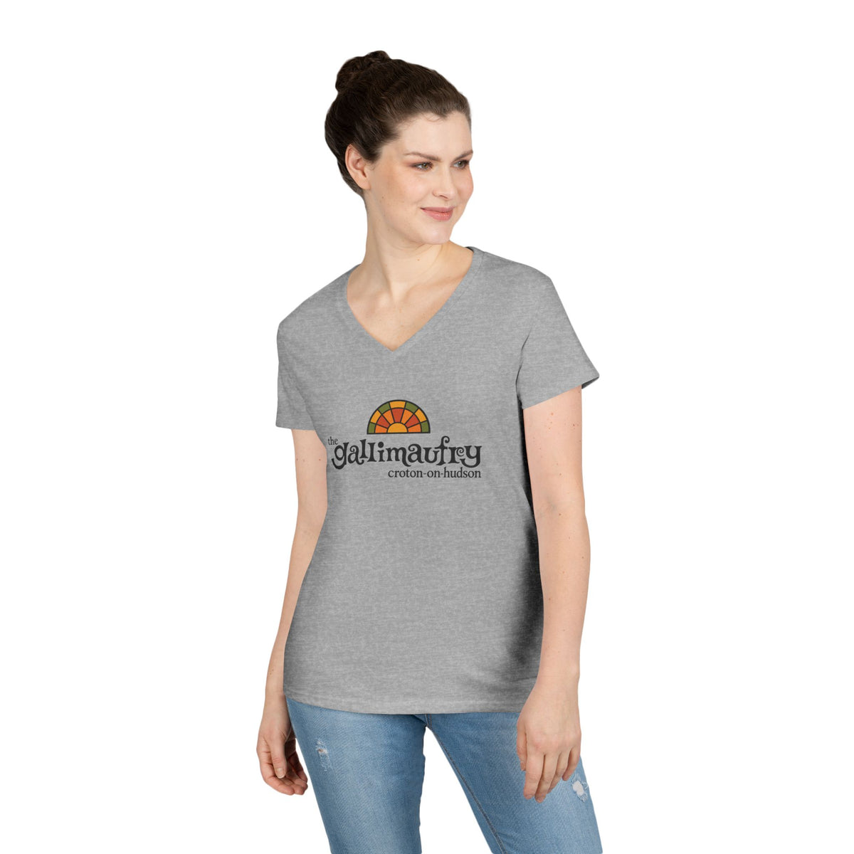 The Gallimaufry Croton Ladies V-Neck T-Shirt