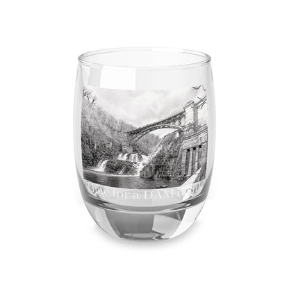 Time for a DAM drink Croton Dam Whiskey Glass