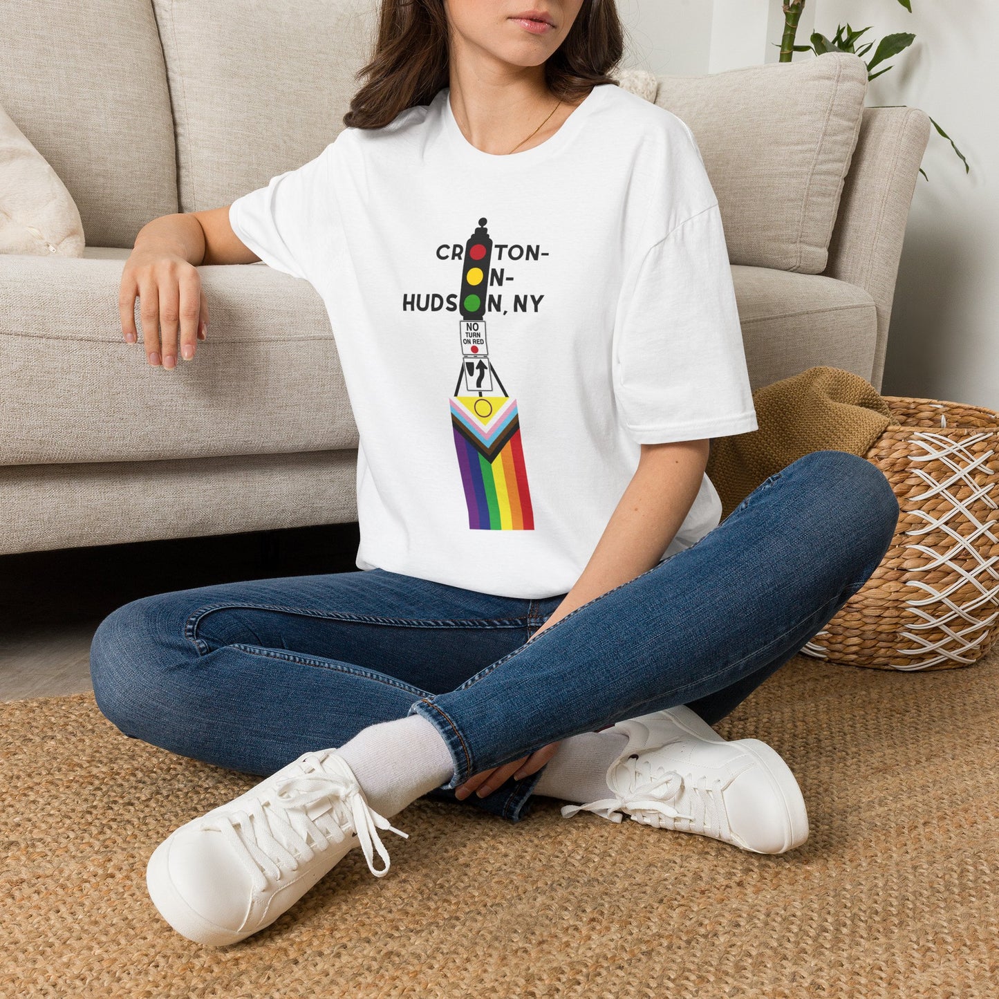 DUMMY LIGHT Pride Croton unisex tee
