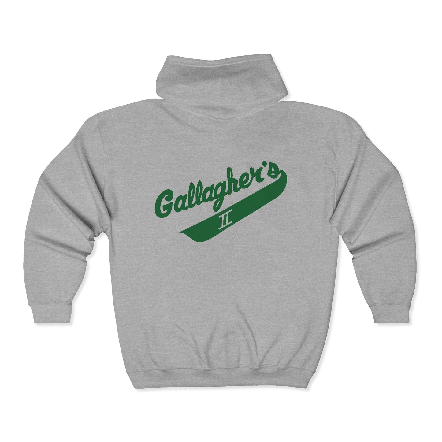 Gallagher's II unisex zip -up hoodie