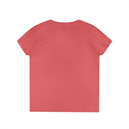 The Book and Record Ladies V-Neck T-Shirt