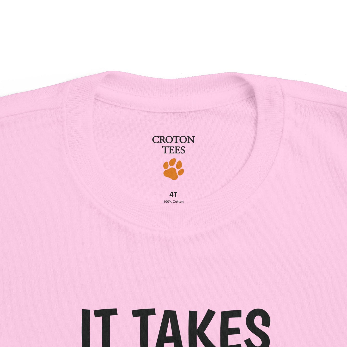 It Takes a Village Croton Peace toddler tee