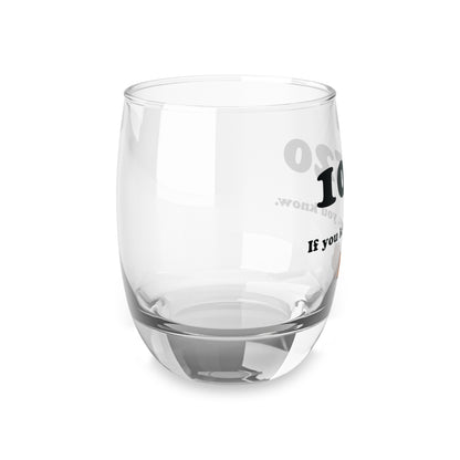 10520 If you know whiskey glass with tiger paw