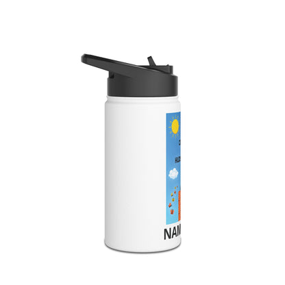 Croton Dummy Light / Tiger personalized Stainless Steel Water Bottle - 2 sizes