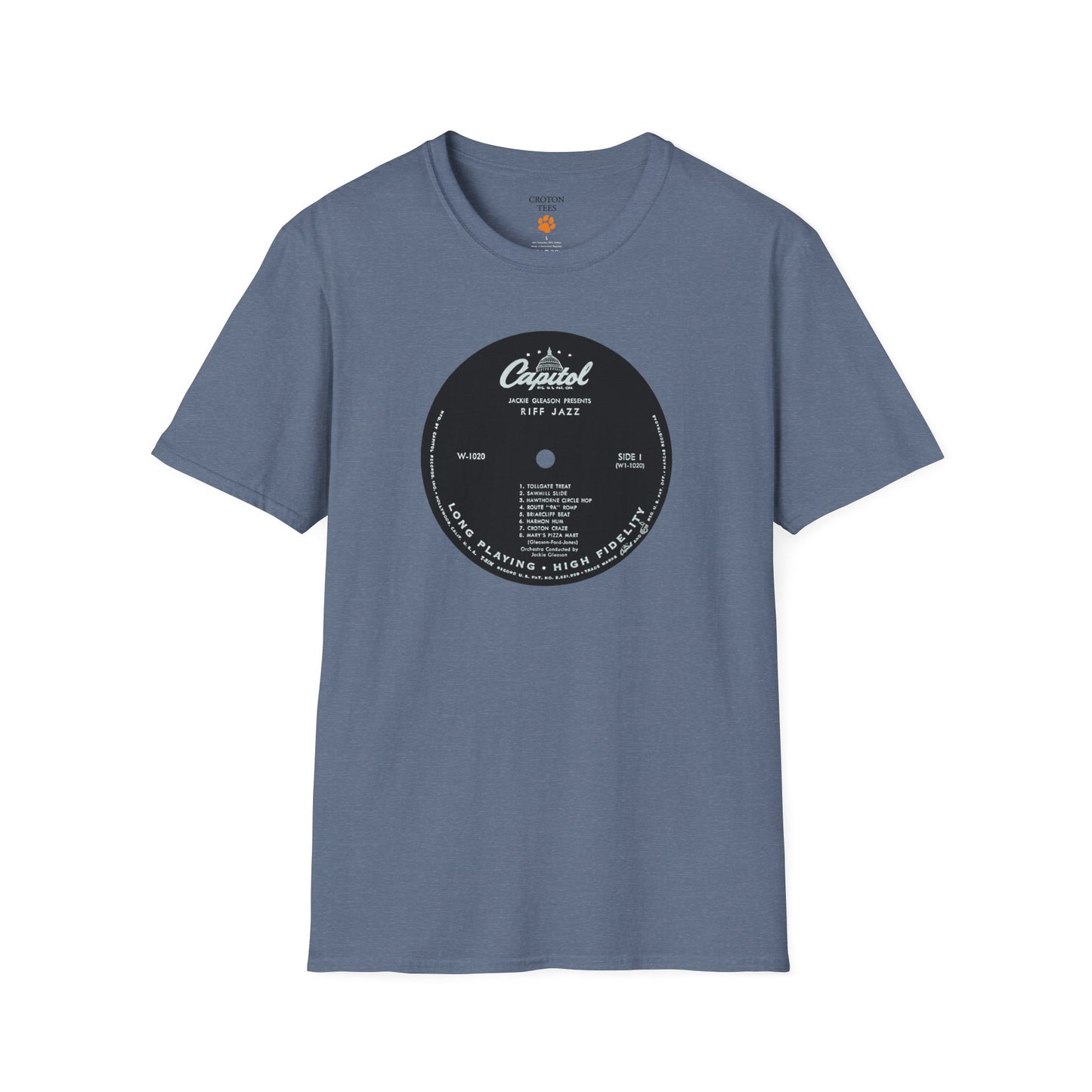 Croton / Cortland Gleason LP unisex tee side 1