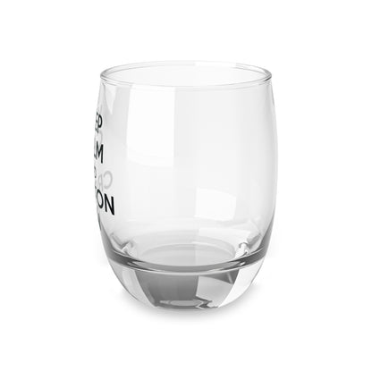 KEEP CALM AND CROTON ON Whiskey Glass