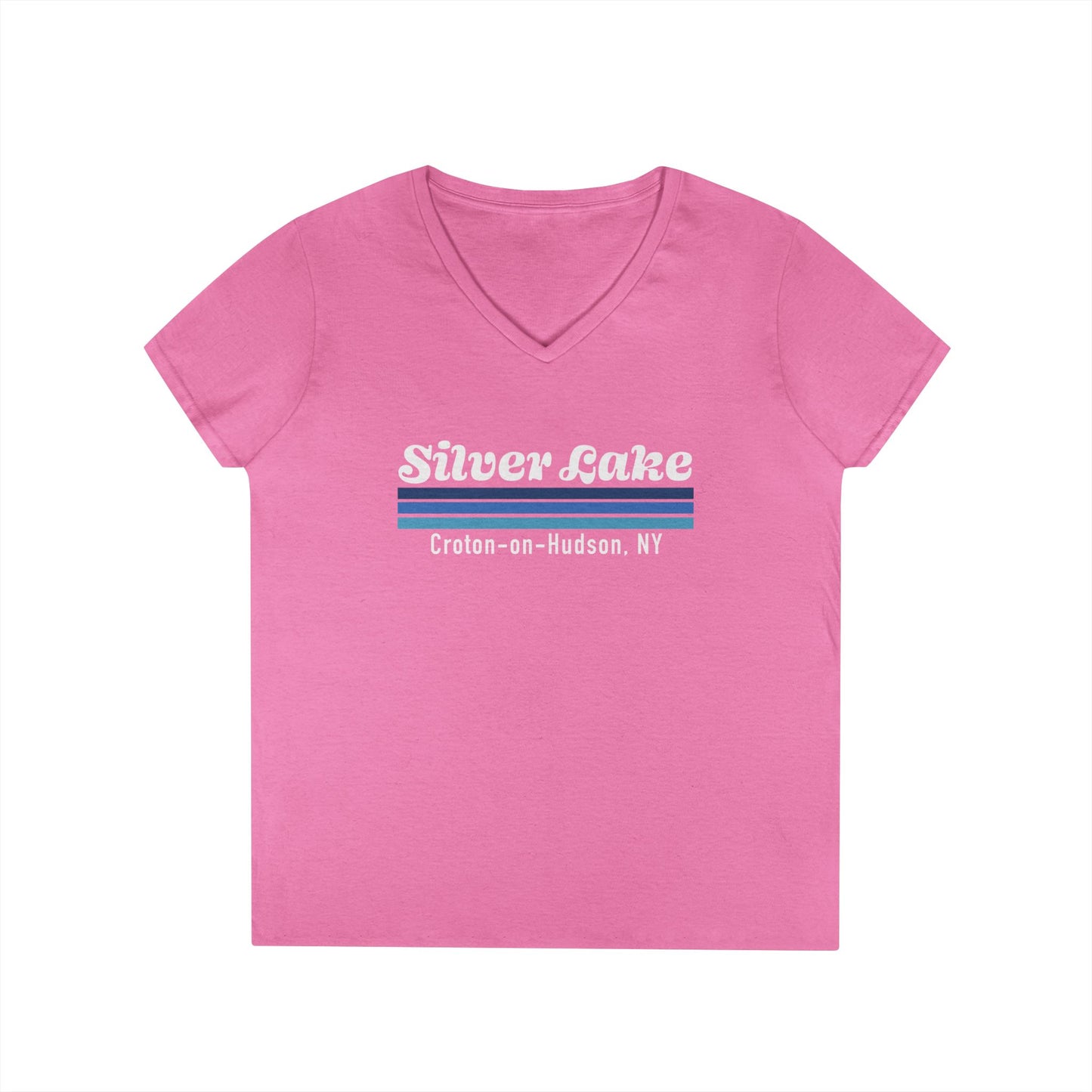 Silver Lake Ladies' V-Neck T-Shirt,