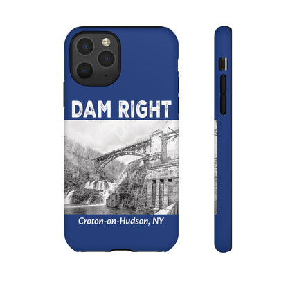 DAM RIGHT iPhone Tough Cases in Croton River blue