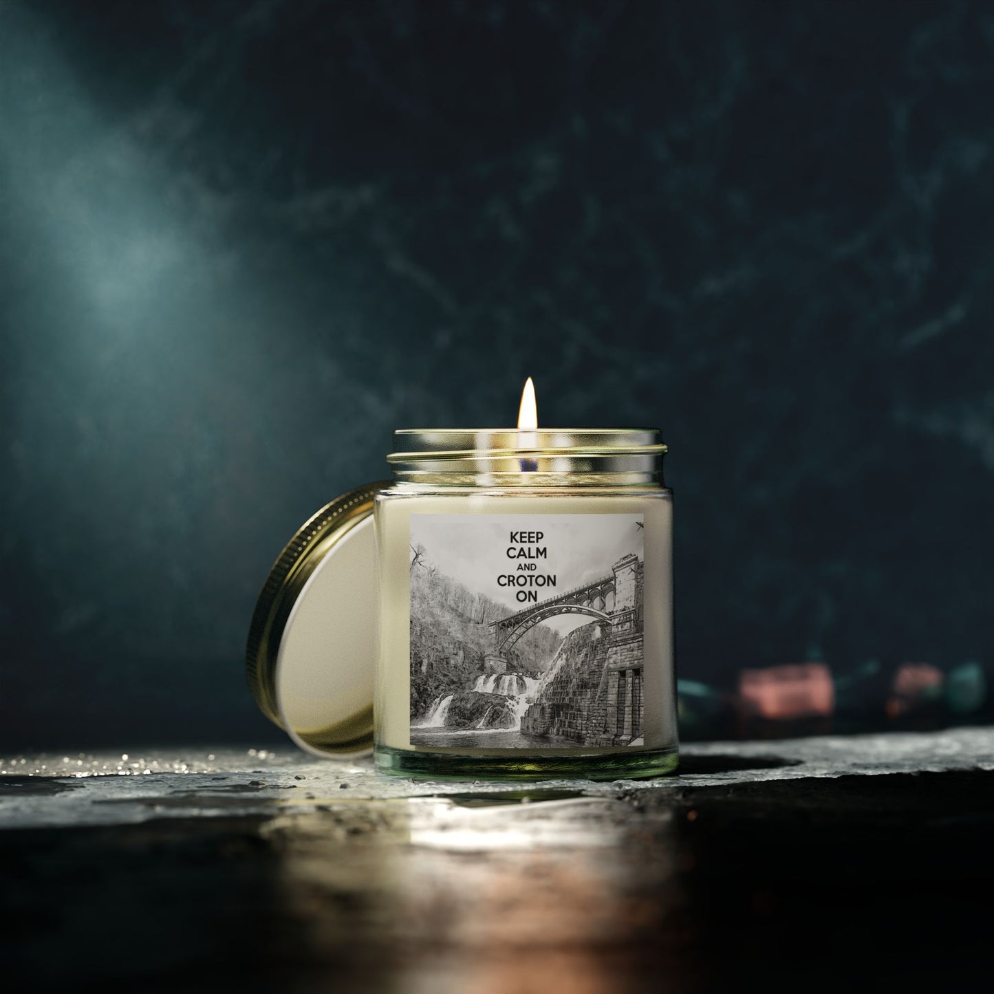 KEEP CALM / Croton Dam scented candles