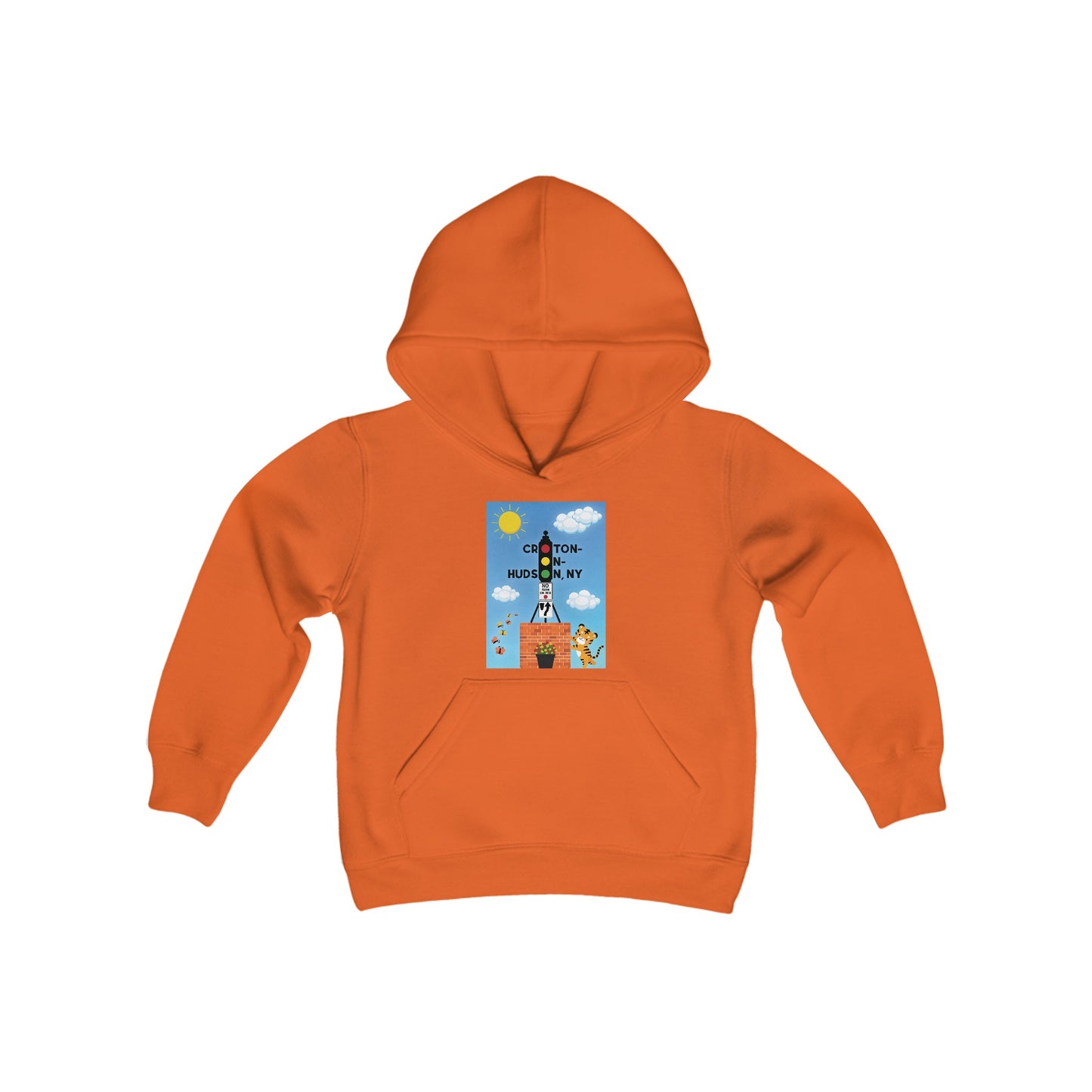 Croton Dummy Light / Tiger kids Hooded Sweatshirt