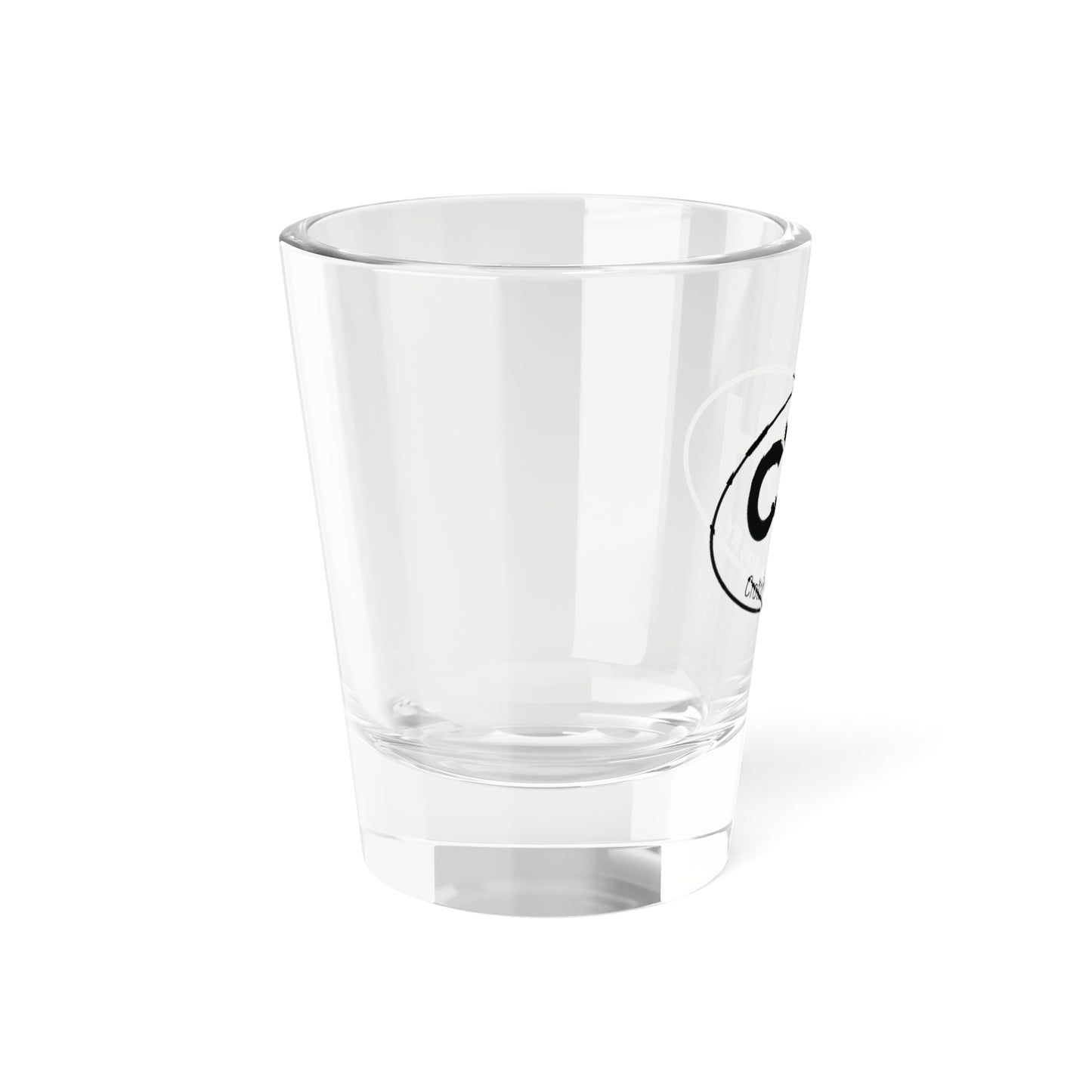 COH car sticker shot glass 1.5 oz