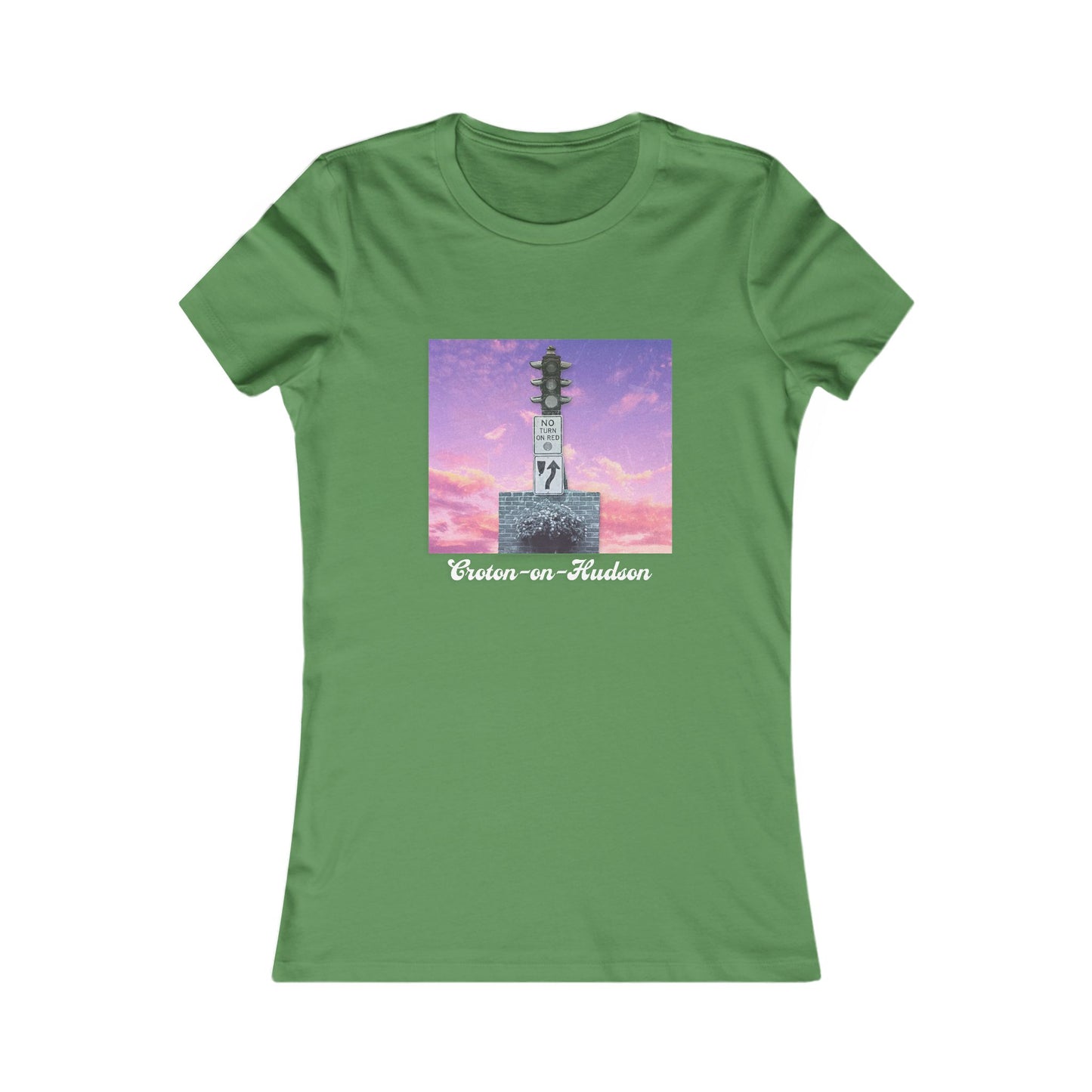 Women's Semi-Fitted Dummy Light Sunset tee